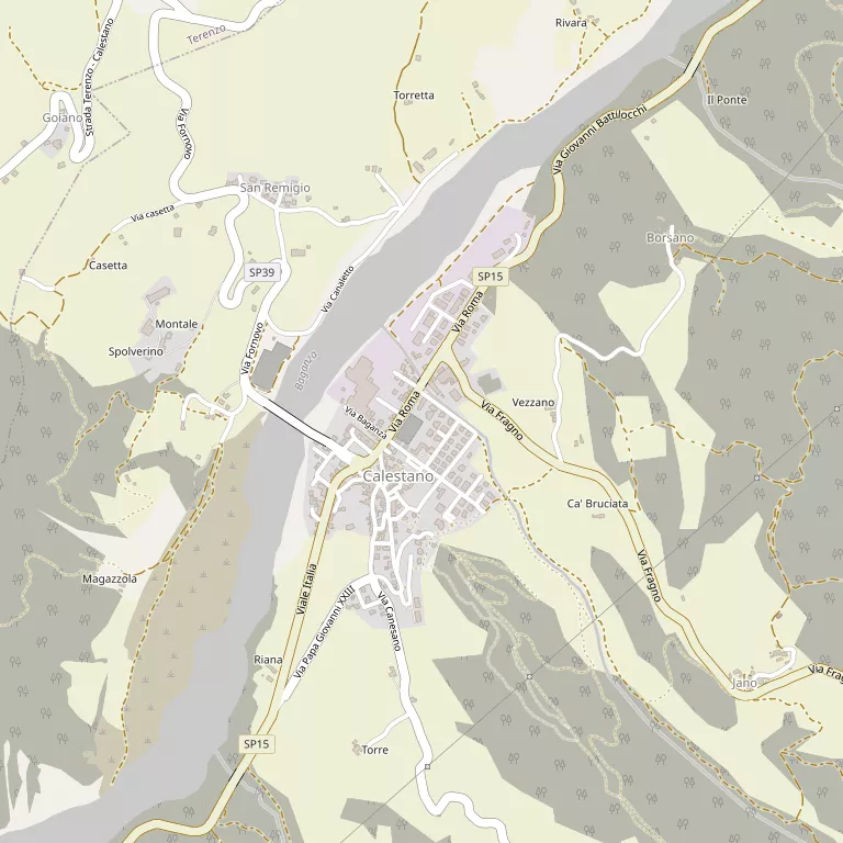 Mappa CALESTANO
