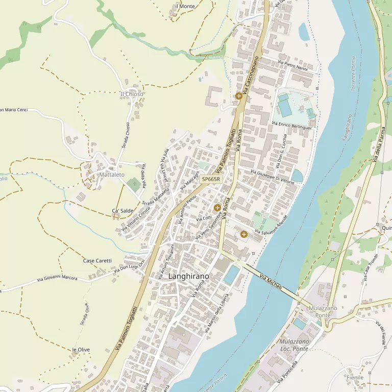 Mappa LANGHIRANO