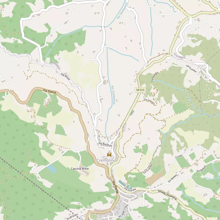 Mappa CREMOLINO