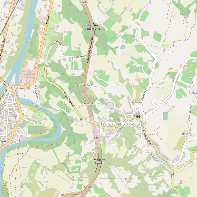 Mappa TAGLIOLO MONFERRATO