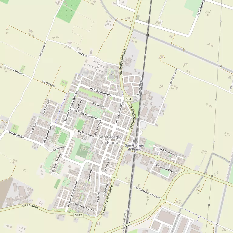 Mappa SAN GIORGIO DI PIANO