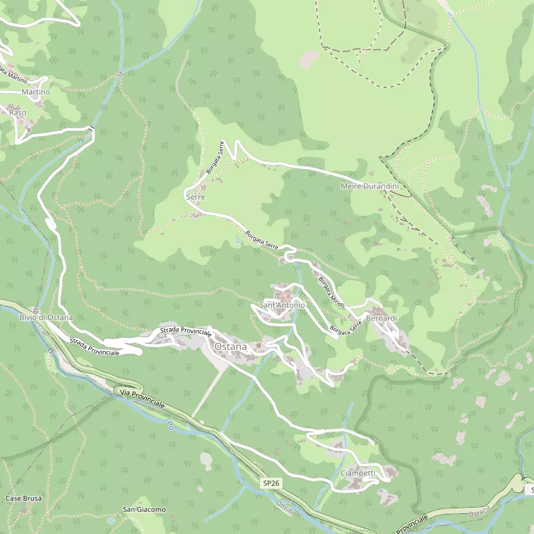 Mappa OSTANA