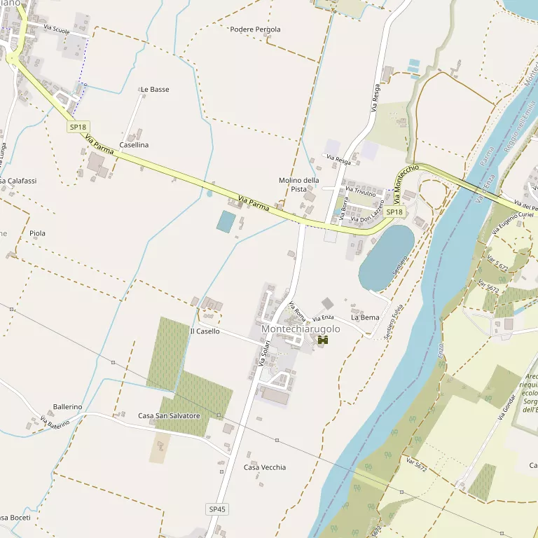 Mappa MONTECHIARUGOLO