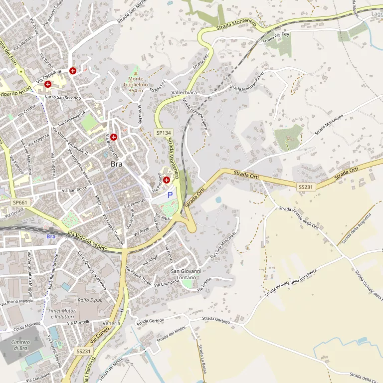 Mappa BRA