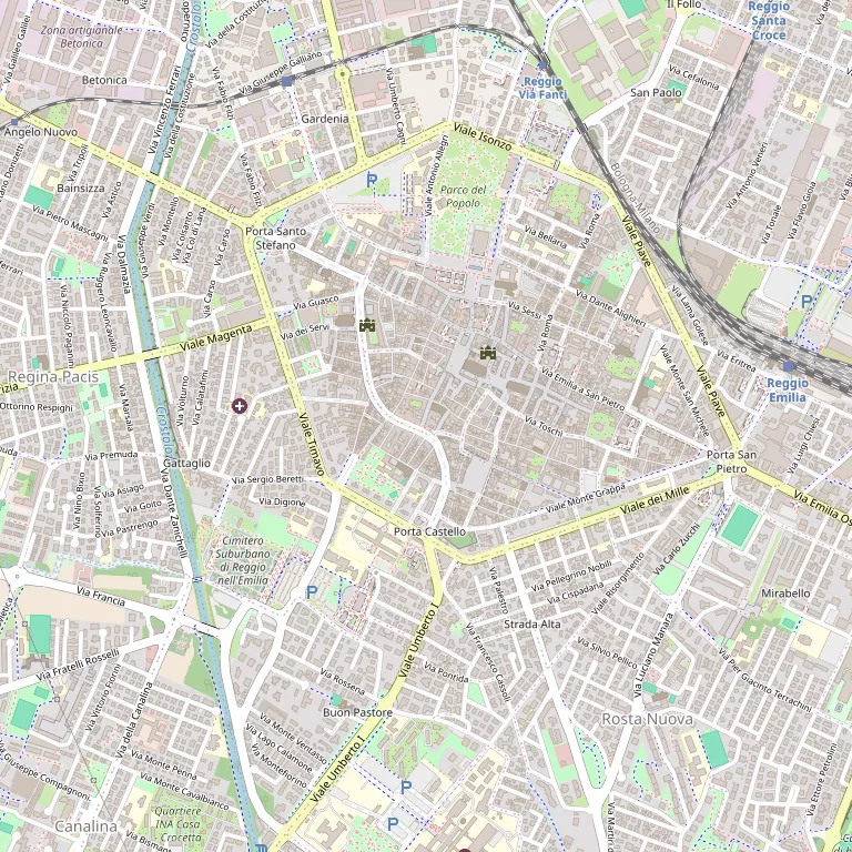 Mappa REGGIO NELL'EMILIA