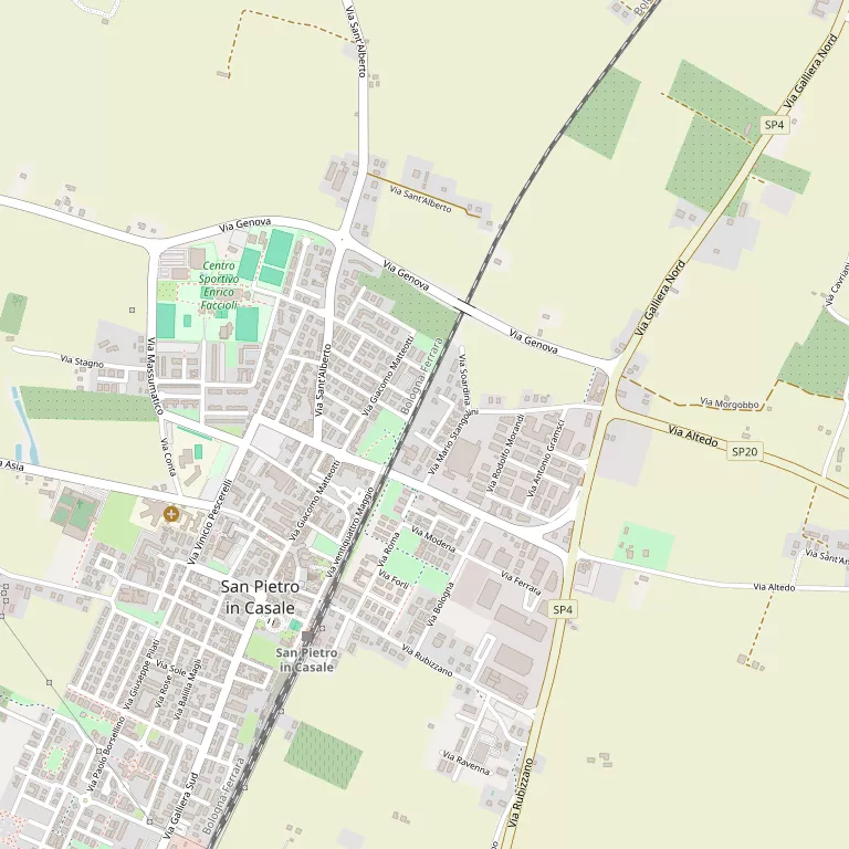 Mappa SAN PIETRO IN CASALE