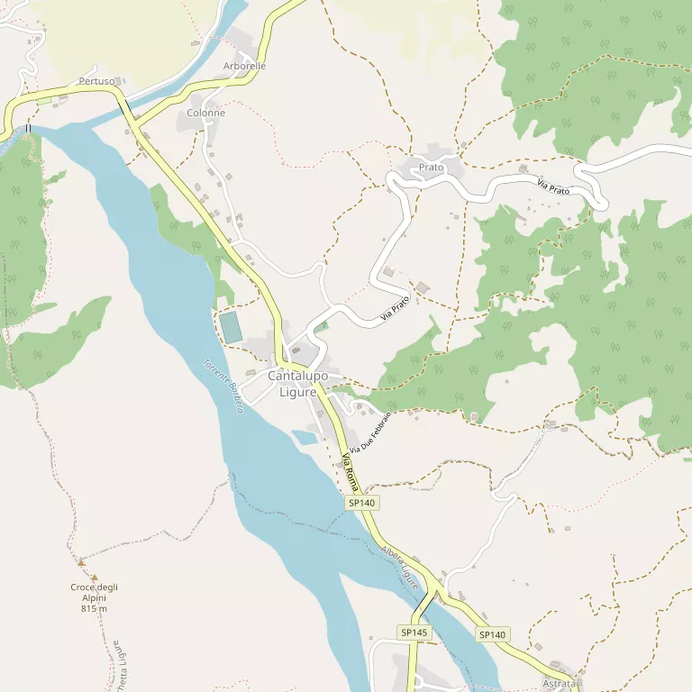 Mappa CANTALUPO LIGURE
