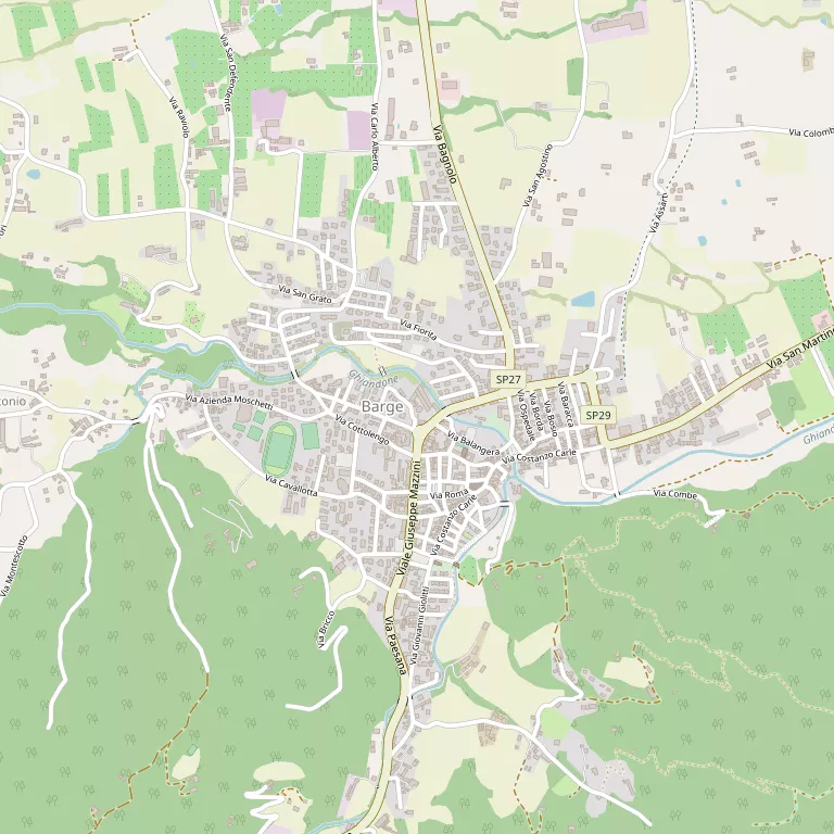 Mappa BARGE