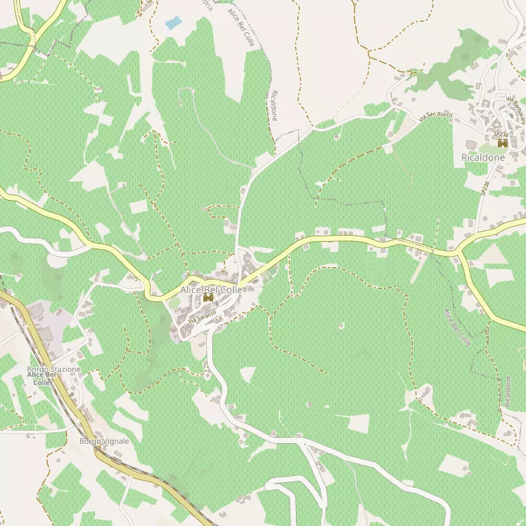 Mappa ALICE BEL COLLE