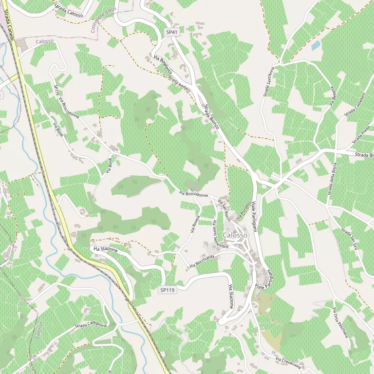 Mappa CALOSSO