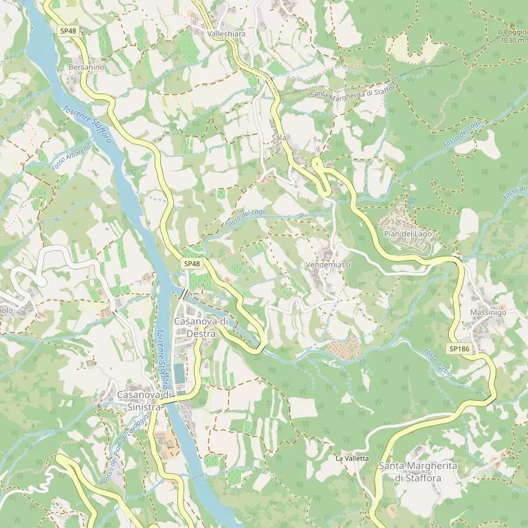 Mappa SANTA MARGHERITA DI STAFFORA