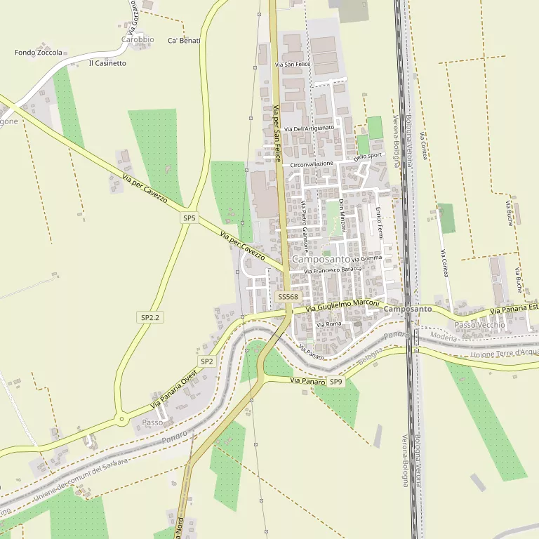 Mappa CAMPOSANTO