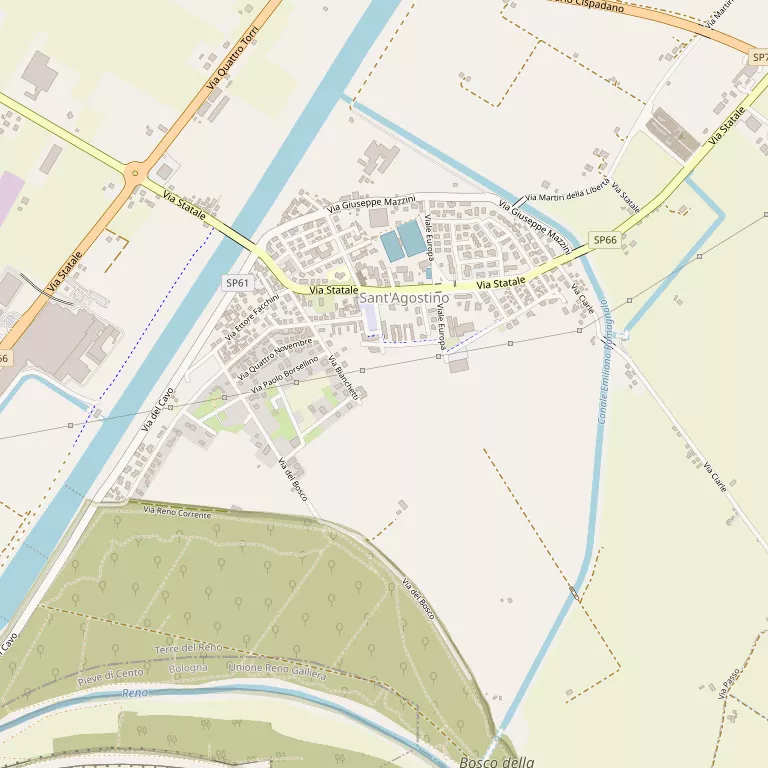 Mappa TERRE DEL RENO