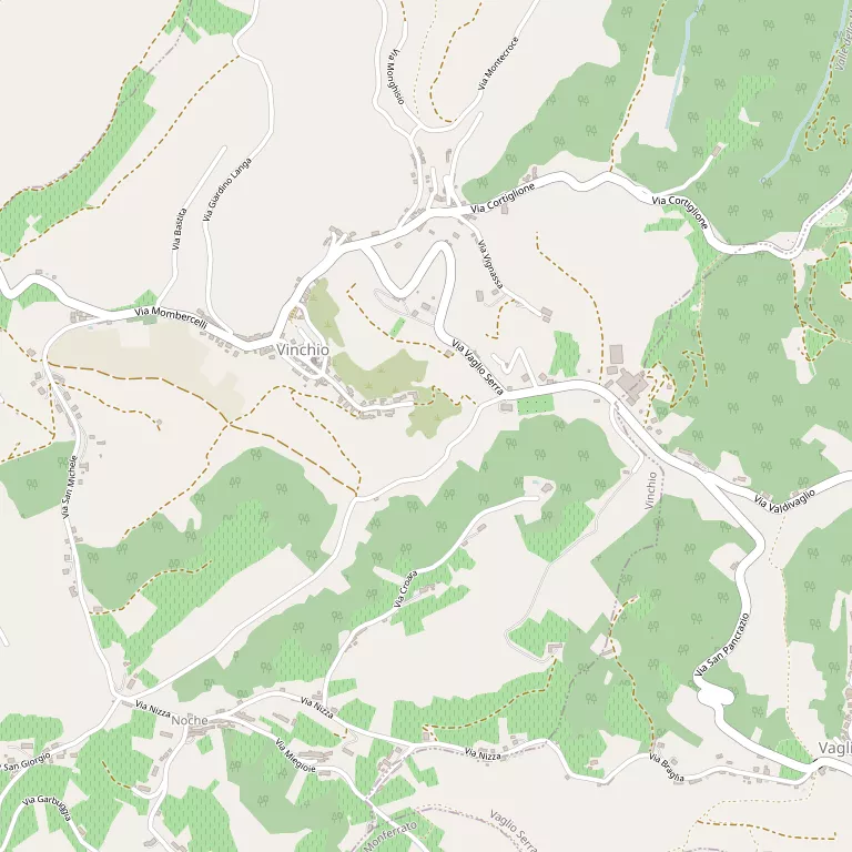 Mappa VINCHIO