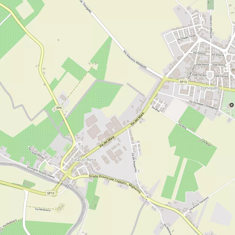 Mappa TRESIGNANA