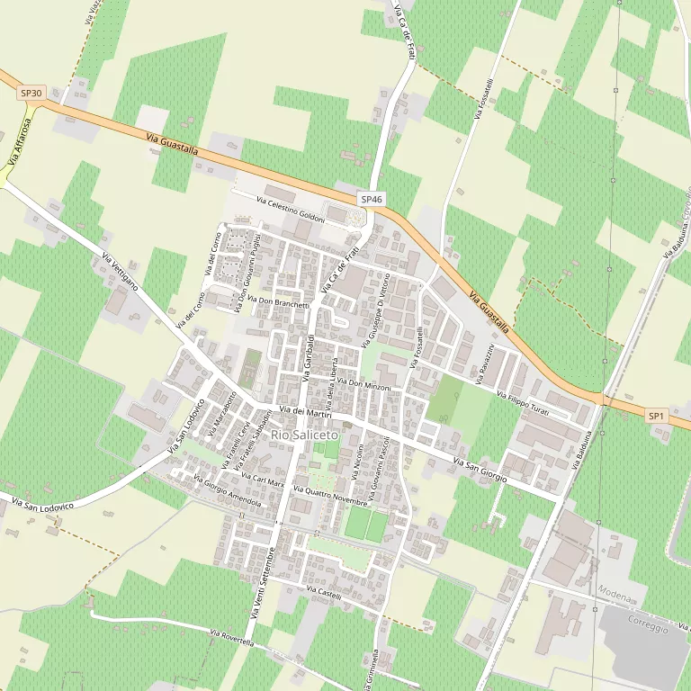 Mappa RIO SALICETO