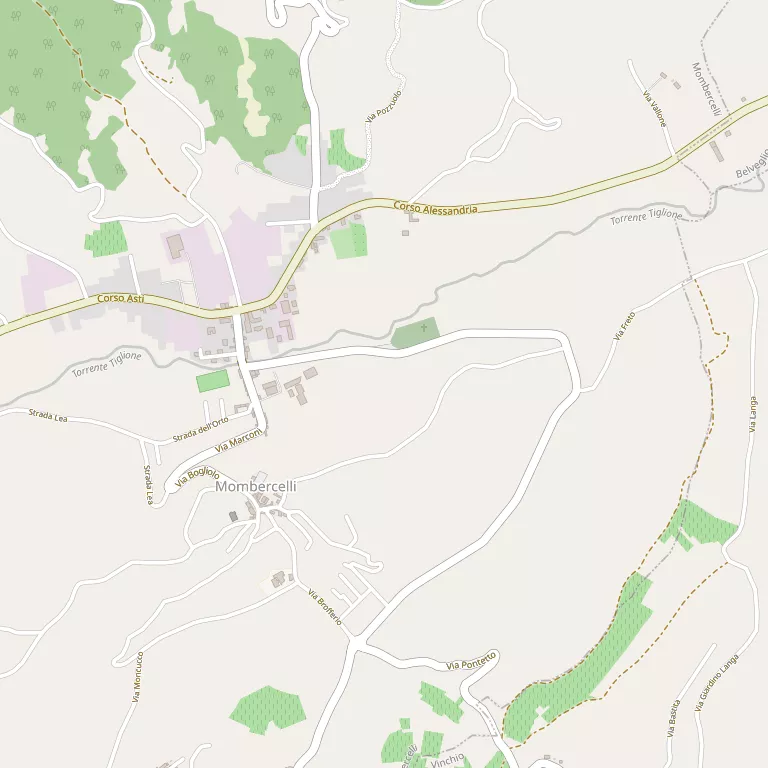 Mappa MOMBERCELLI