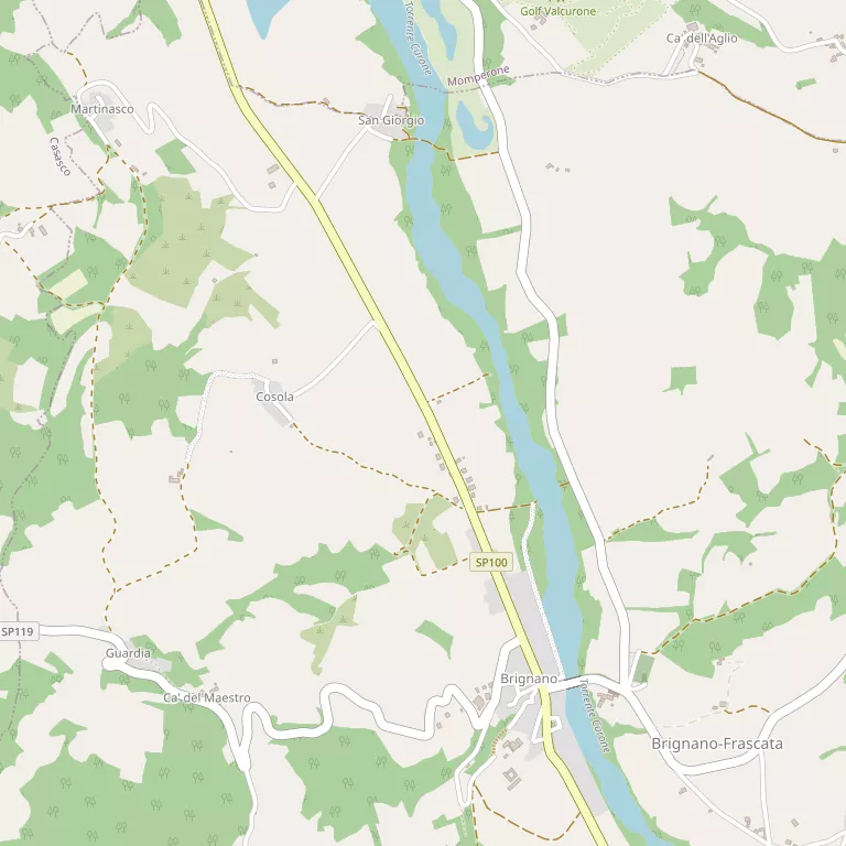 Mappa BRIGNANO-FRASCATA