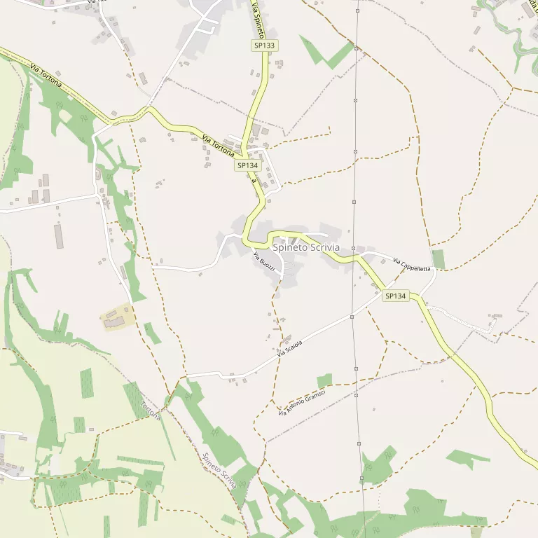 Mappa SPINETO SCRIVIA