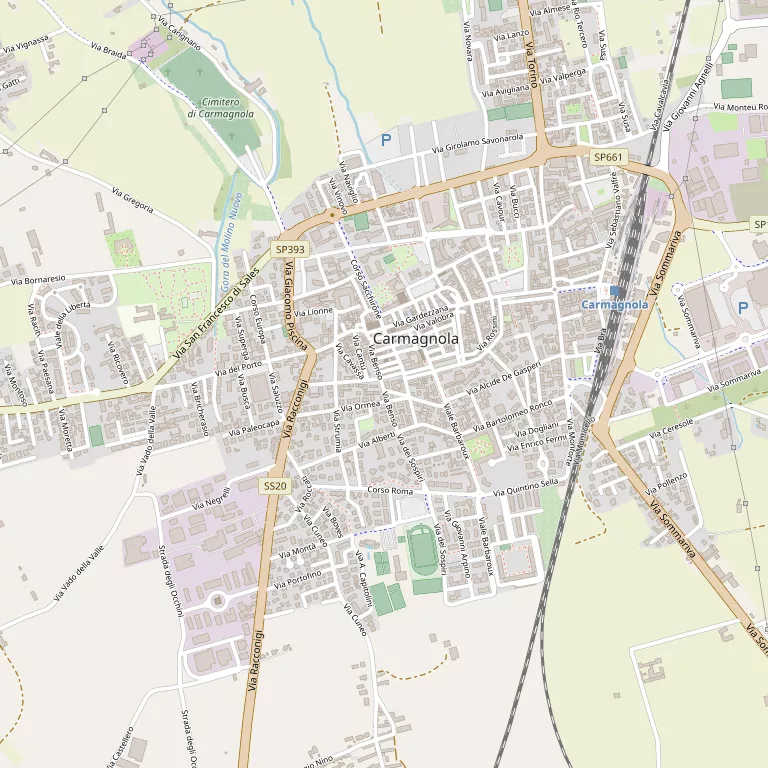 Mappa CARMAGNOLA