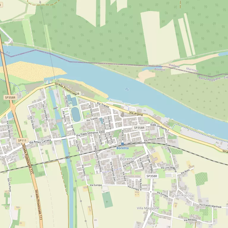 Mappa BORETTO