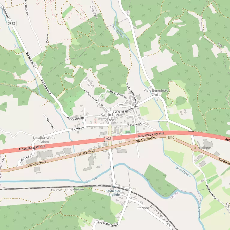 Mappa BALDICHIERI D'ASTI