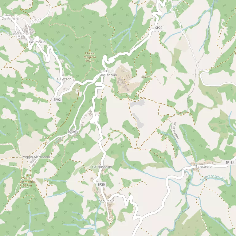 Mappa ROCCA SUSELLA