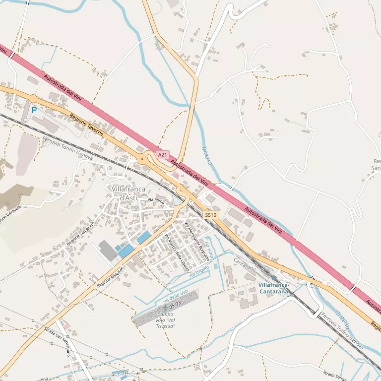 Mappa VILLAFRANCA D'ASTI