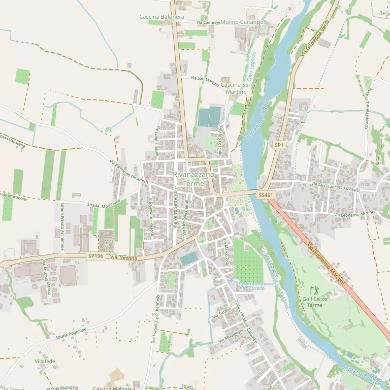 Mappa RIVANAZZANO TERME