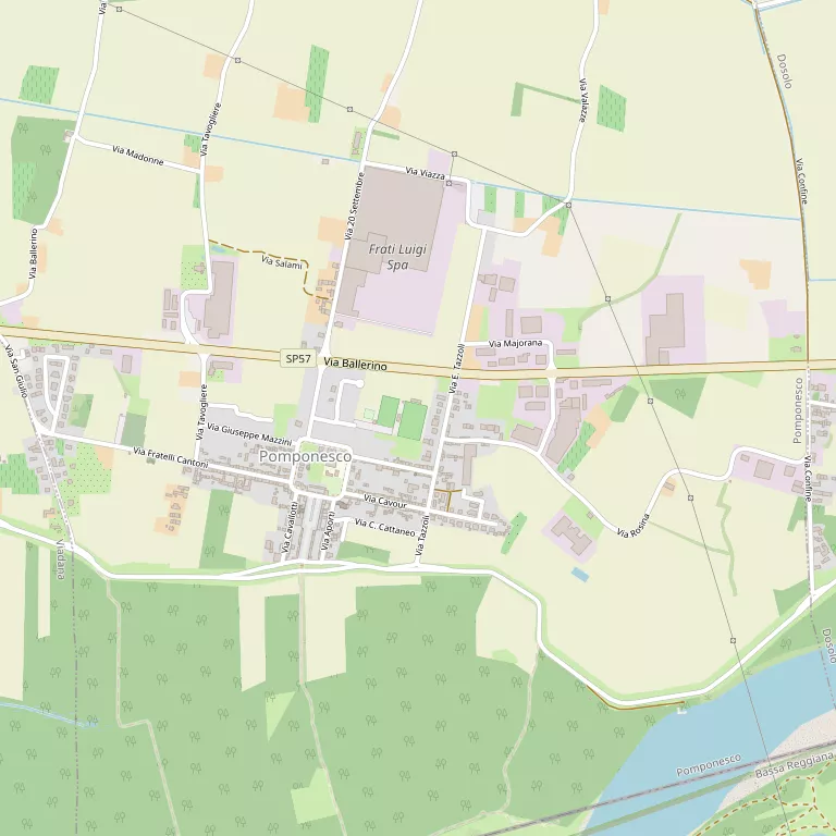 Mappa POMPONESCO