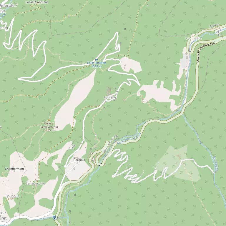 Mappa SALZA DI PINEROLO