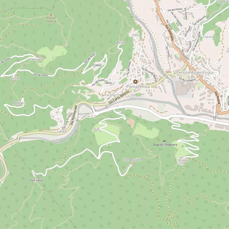 Mappa POMARETTO