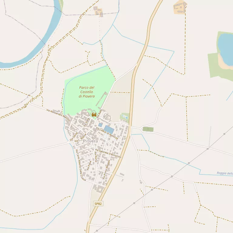 Mappa ALLUVIONI PIOVERA