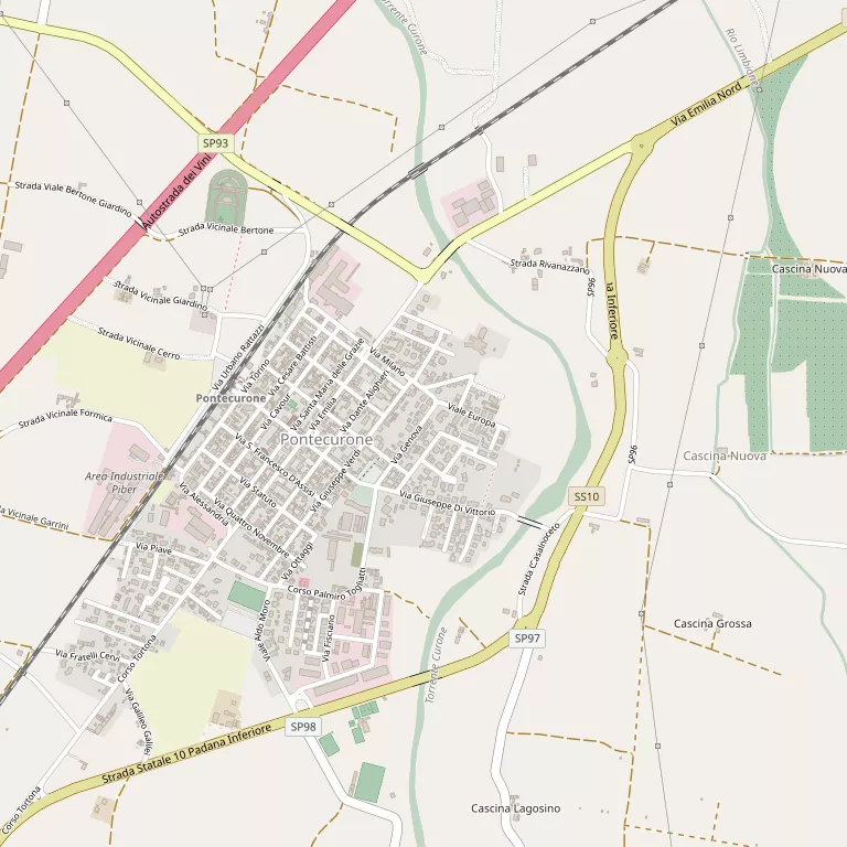 Mappa PONTECURONE