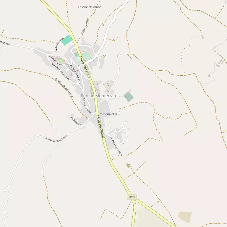 Mappa FUBINE MONFERRATO