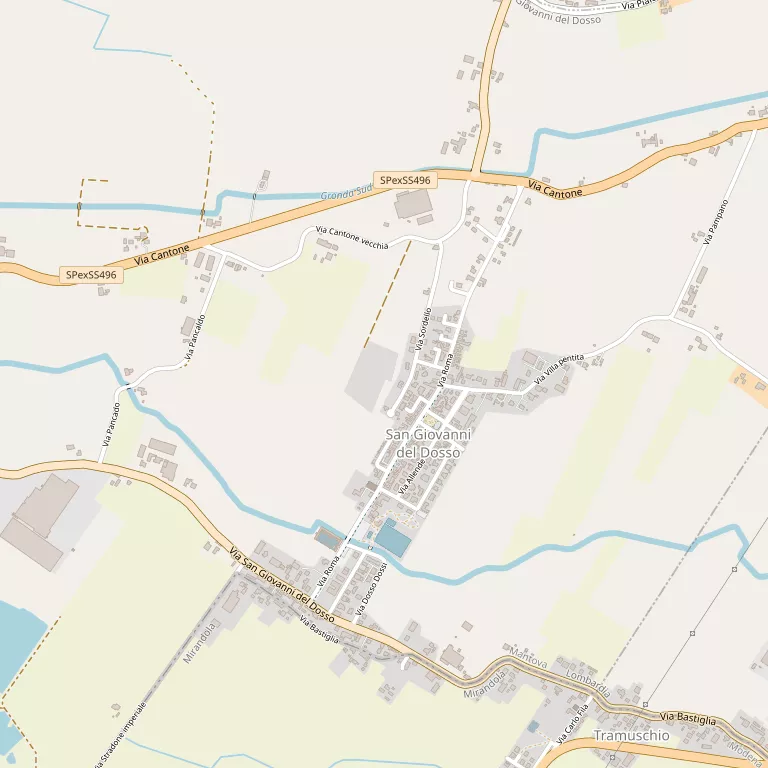Mappa SAN GIOVANNI DEL DOSSO