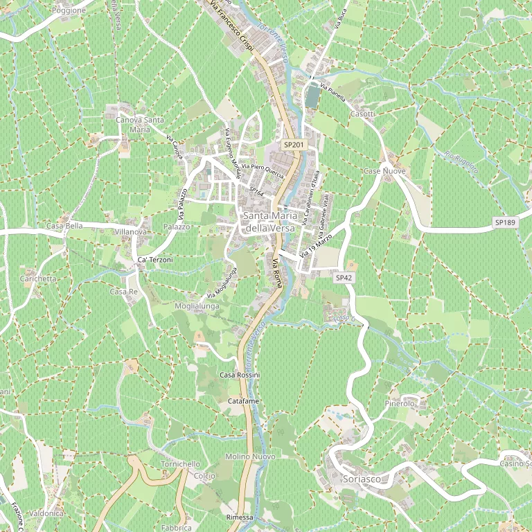 Mappa SANTA MARIA DELLA VERSA