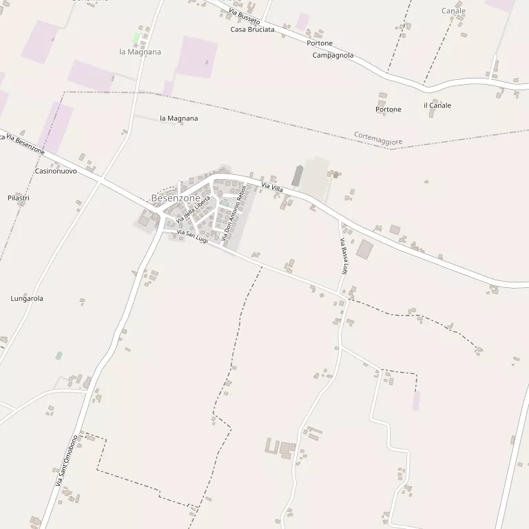 Mappa BESENZONE