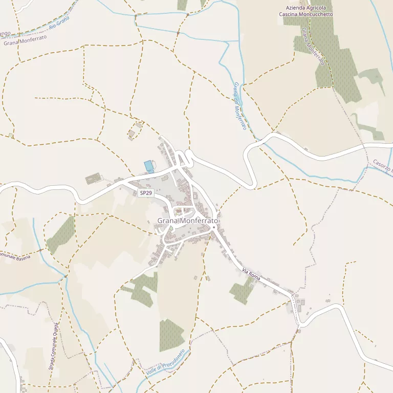 Mappa GRANA MONFERRATO
